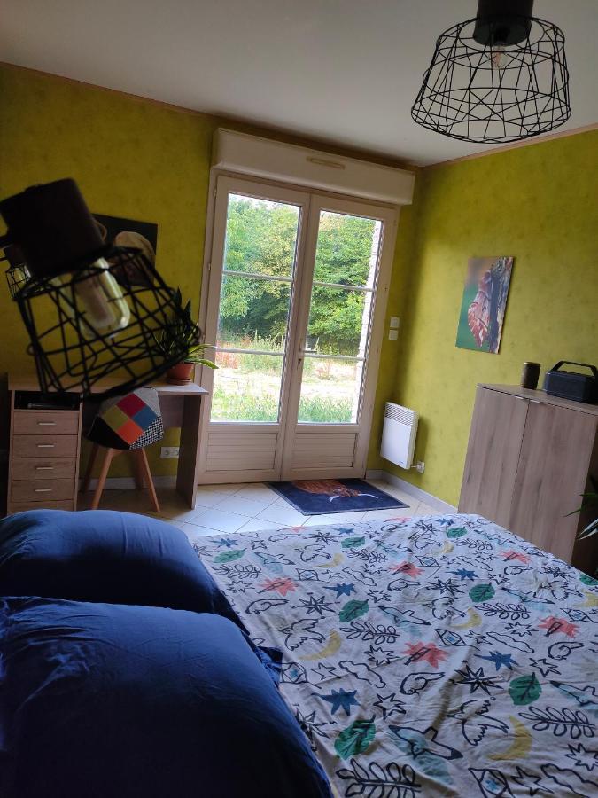 Chambre Avec Sdb Privative En Pleine Campagne Baillou Buitenkant foto