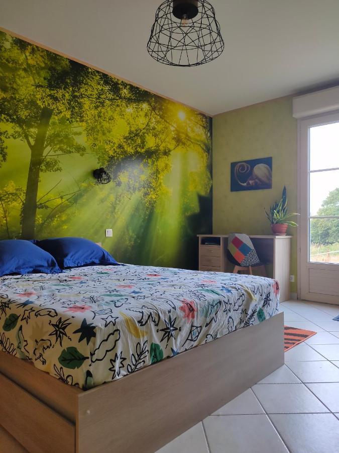 Chambre Avec Sdb Privative En Pleine Campagne Baillou Buitenkant foto